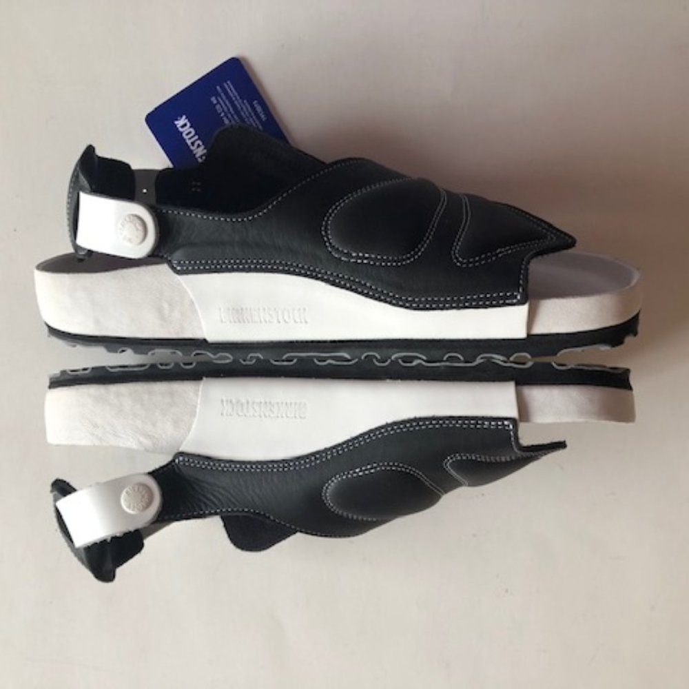 Birkenstock Terra Nappa leather black sandal. Exquisite. Size: 7, 10, 38 - Picture 5 of 13
